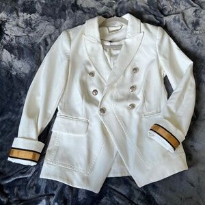 WHBM white blazer